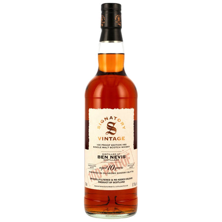 Ben Nevis 100 Proof Edition #80 10 Jahre 2015/2026 Highland Whisky von Signatory Vintage