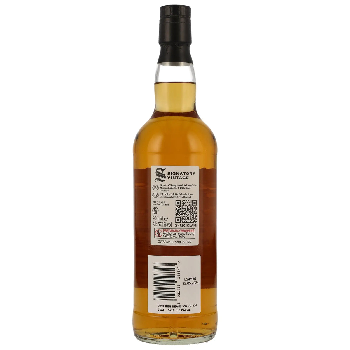 Ben Nevis Heavily Peated 100 Proof Edition #17 5 Jahre 2019/2024 Highland Single Malt Scotch Whisky