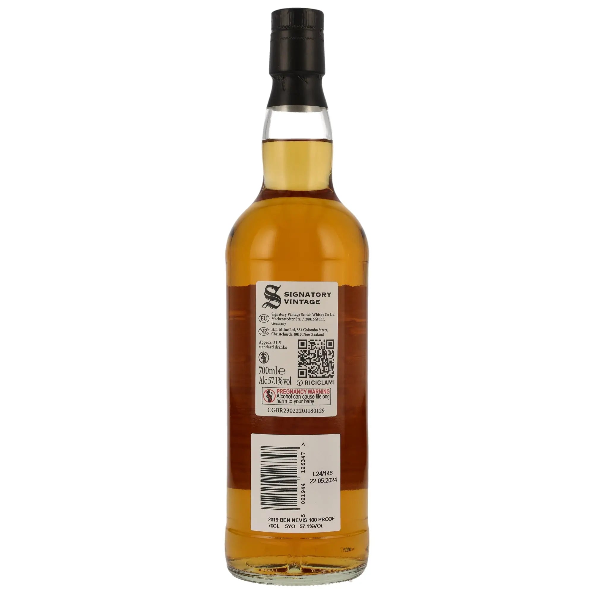 Ben Nevis Heavily Peated 100 Proof Edition #17 5 Jahre 2019/2024 Highland Single Malt Scotch Whisky