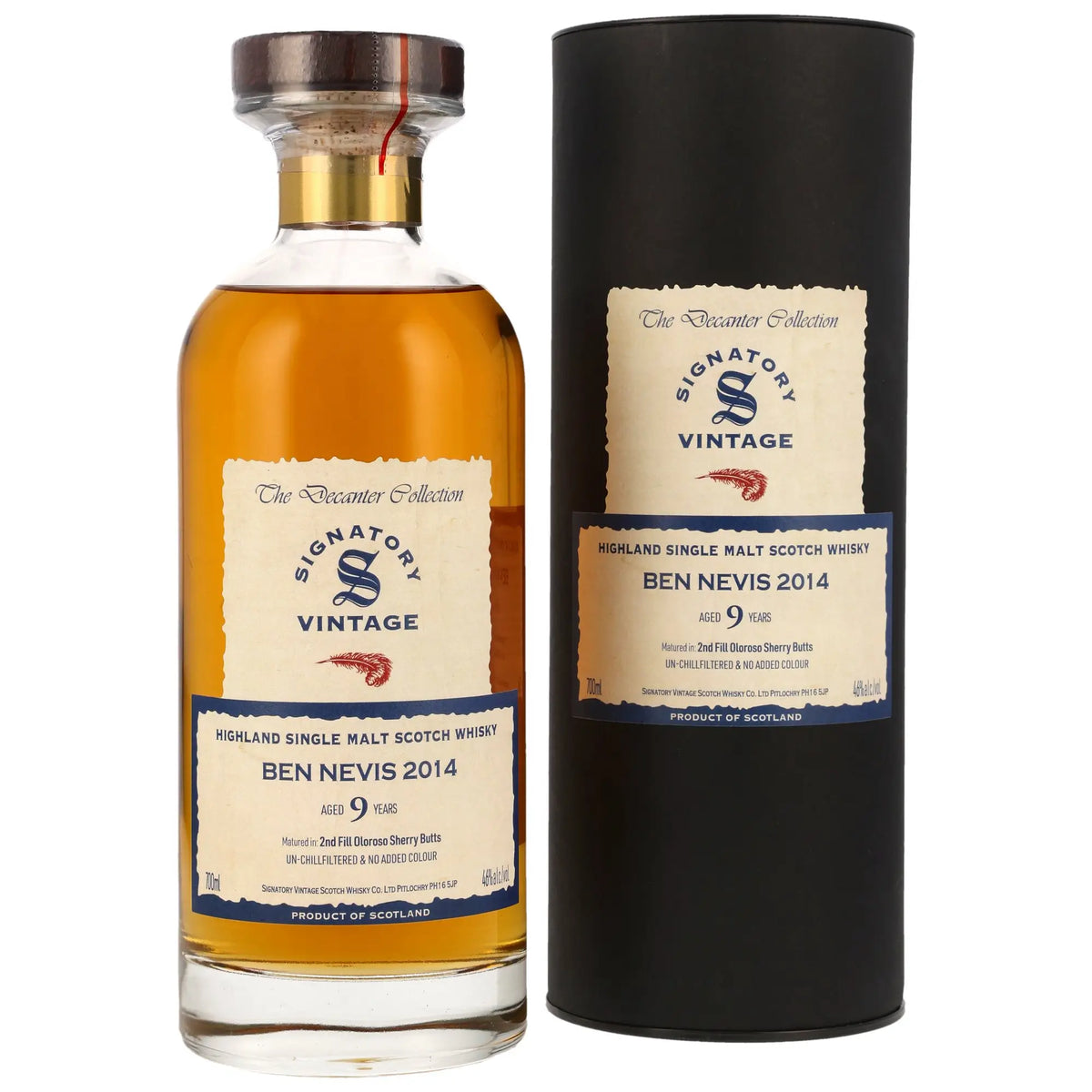 Ben Nevis Decanter 9 Jahre 2014/2024 Highland Single Malt Scotch Whisky