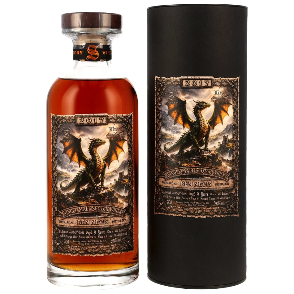 Ben Nevis Dragons Orange Wine Cask 9 Jahre 2017/2026 Whisky von Signatory Vintage