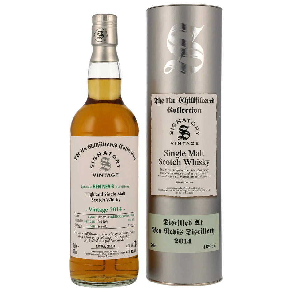 Ben Nevis Un-Chillfiltered 8 Jahre 2014/2023 Highlands Single Malt Scotch Whisky