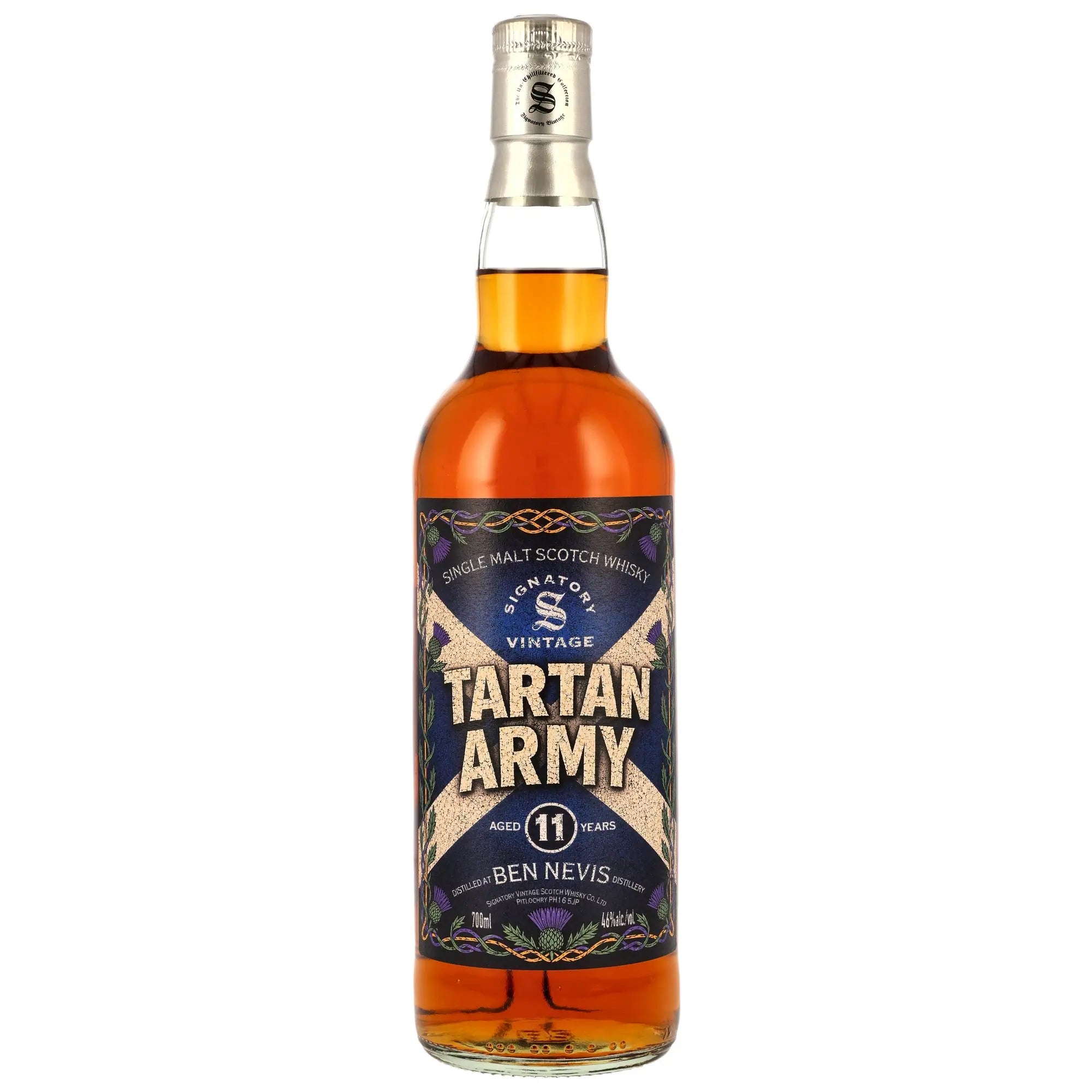 Ben Nevis Tartan Army 11 Jahre Highland Single Malt Scotch Whisky