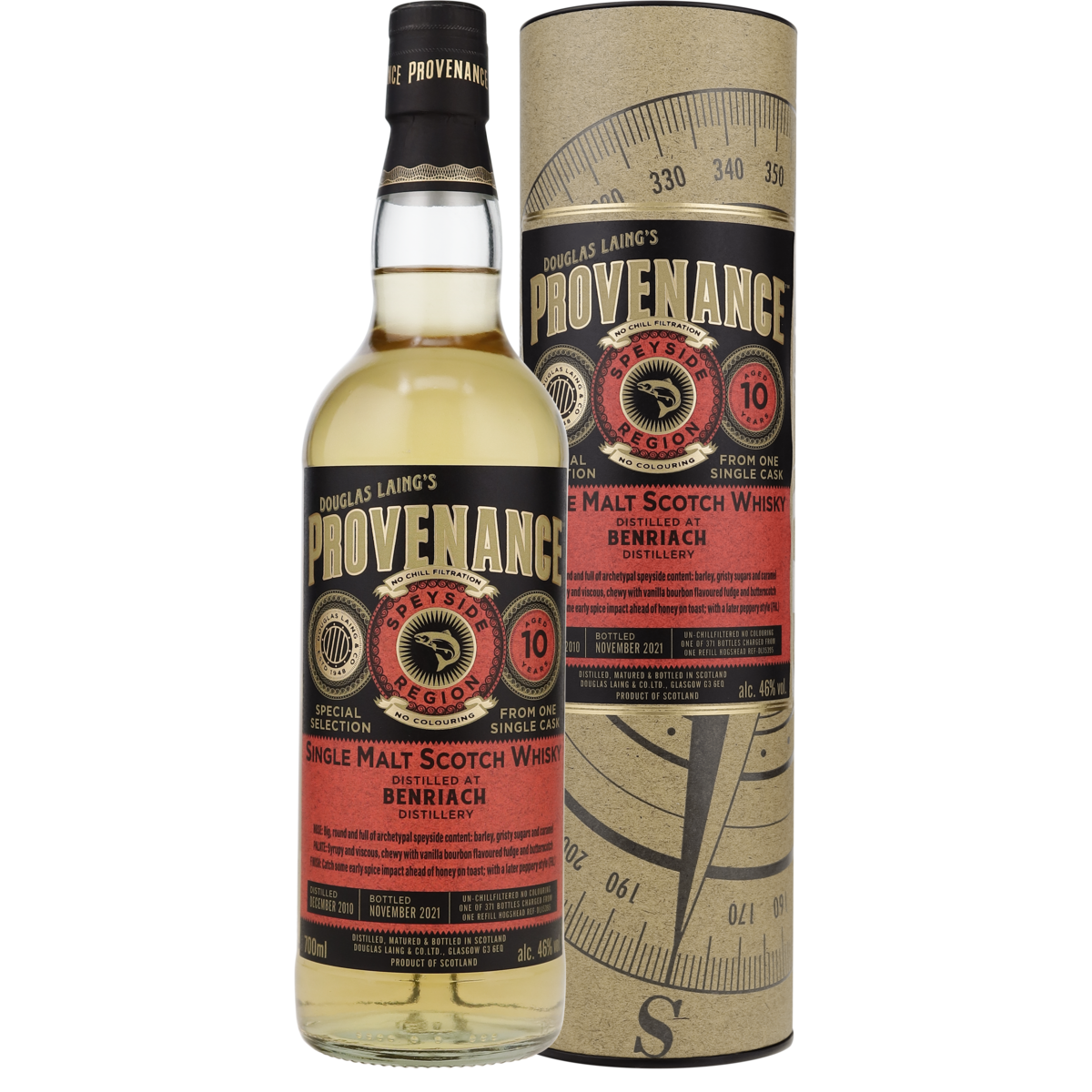Benriach Provenance 10 Jahre 2010/2021 Whisky von Douglas Laing