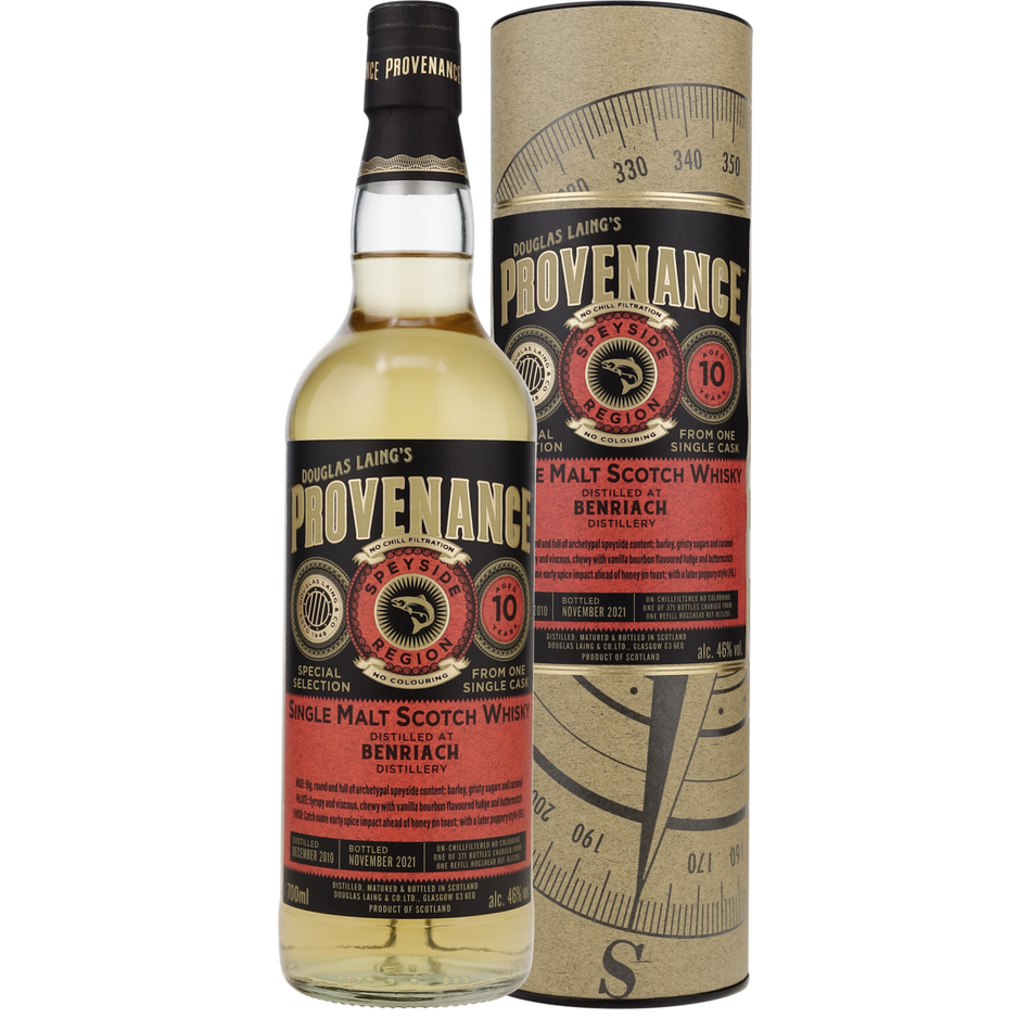 Benriach Provenance 10 Jahre 2010/2021 Whisky von Douglas Laing