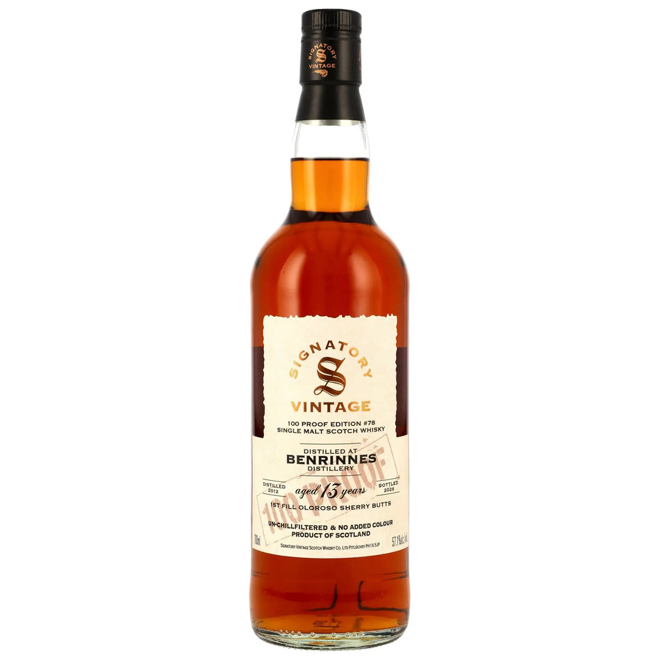 Benrinnes 100 Proof Edition #78 13 Jahre 2012/2026 Single Malt Whisky