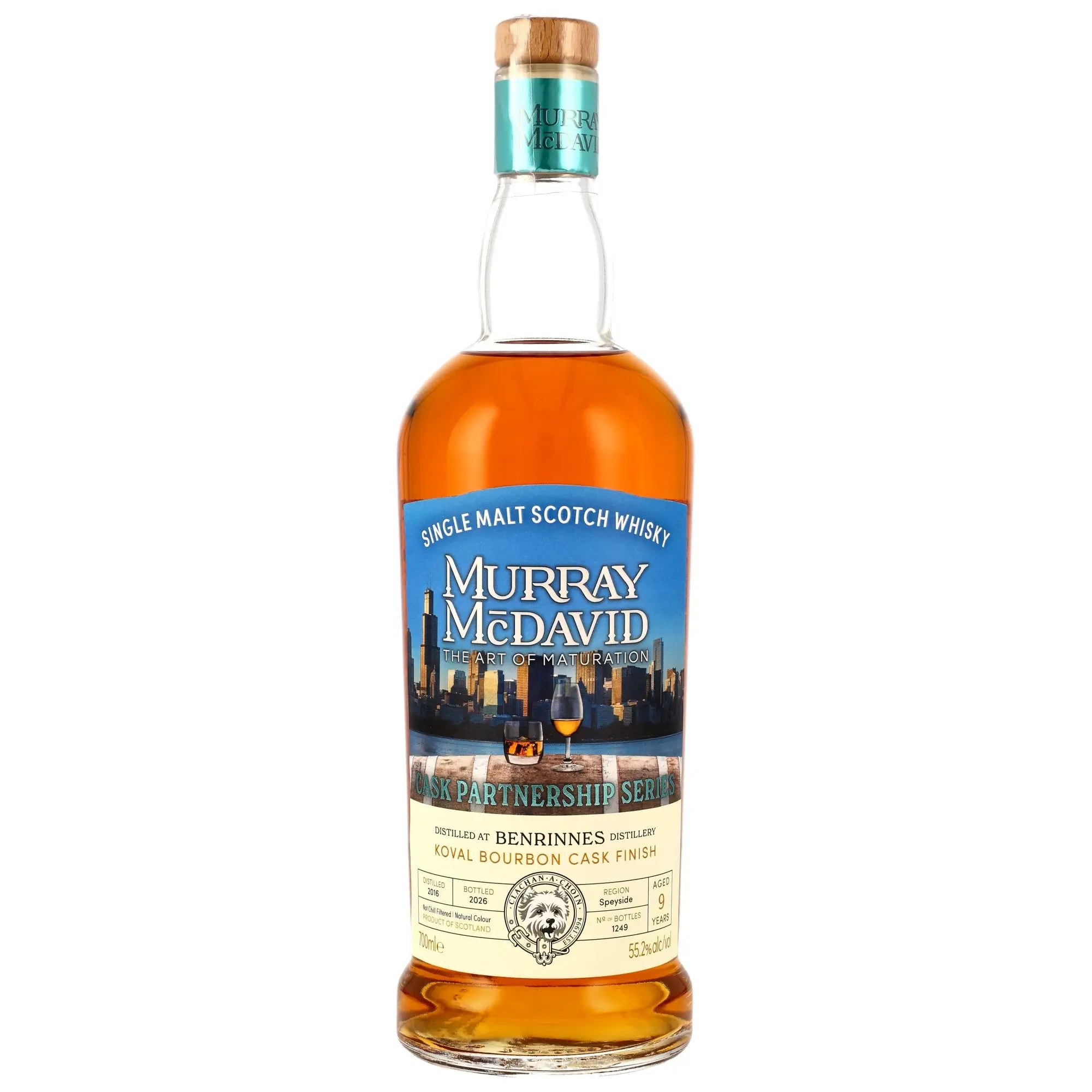 Benrinnes Cask Partnership Koval Bourbon Cask 9 Jahre 2016/2026 Scotch Whisky