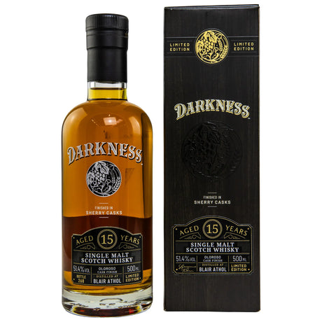 Blair Athol Darkness 15 Jahre Highland Single Malt Scotch Whisky