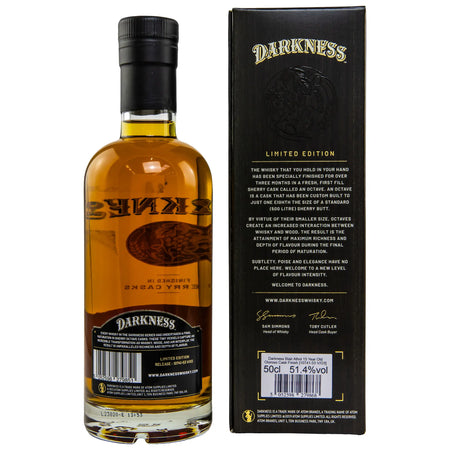 Blair Athol Darkness 15 Jahre Highland Single Malt Scotch Whisky