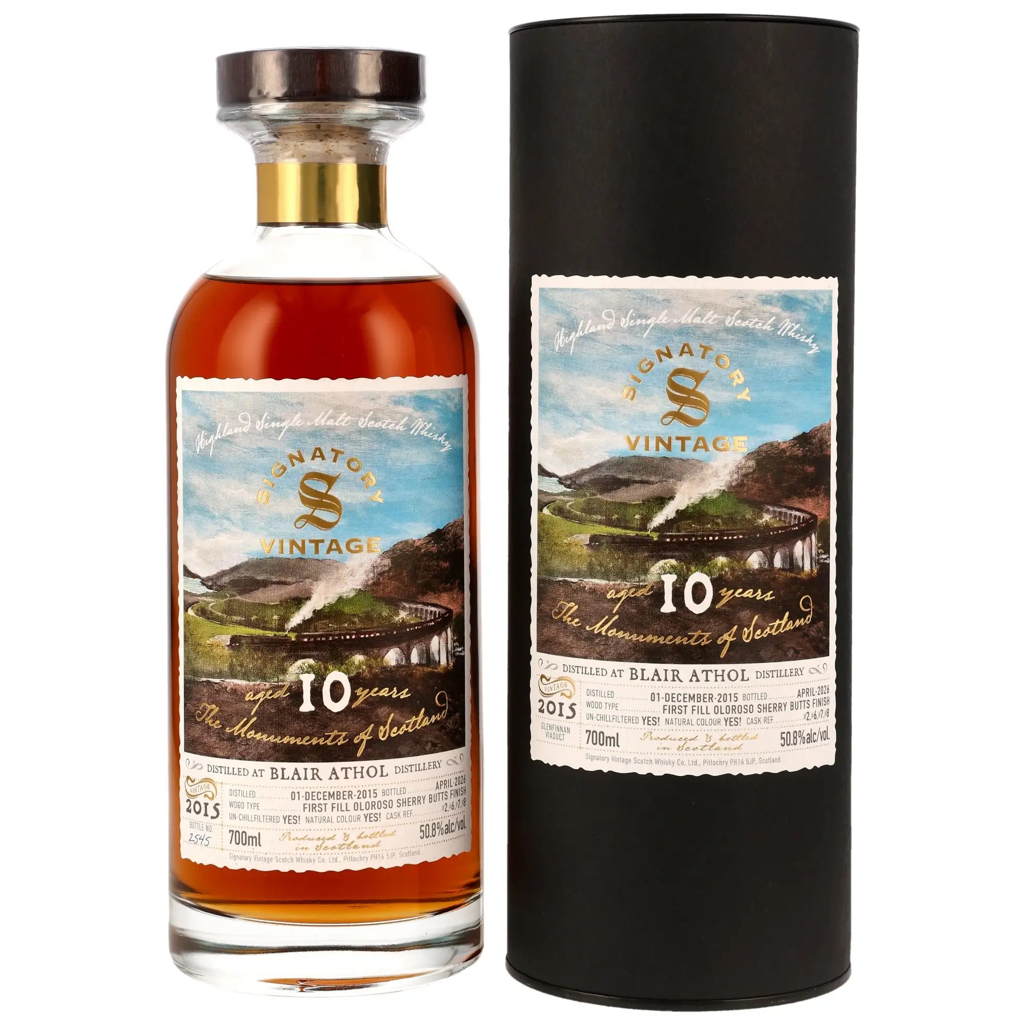 Blair Athol Monuments of Scotland 10 Jahre 2015/2026 Whisky von Signatory Vintage