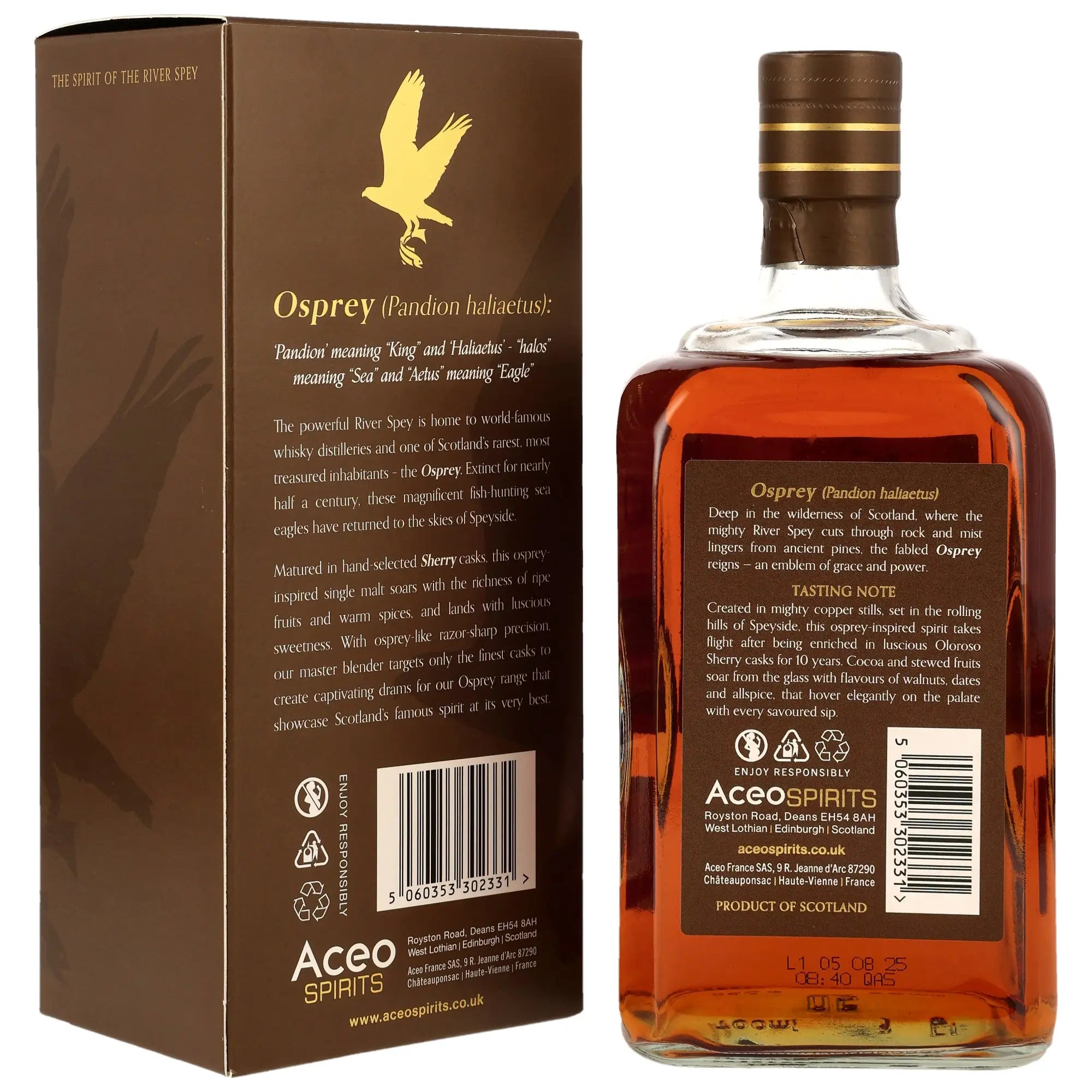 Braeval Osprey Sherry Cask 10 Jahre Single Malt Whisky von Murray McDavid