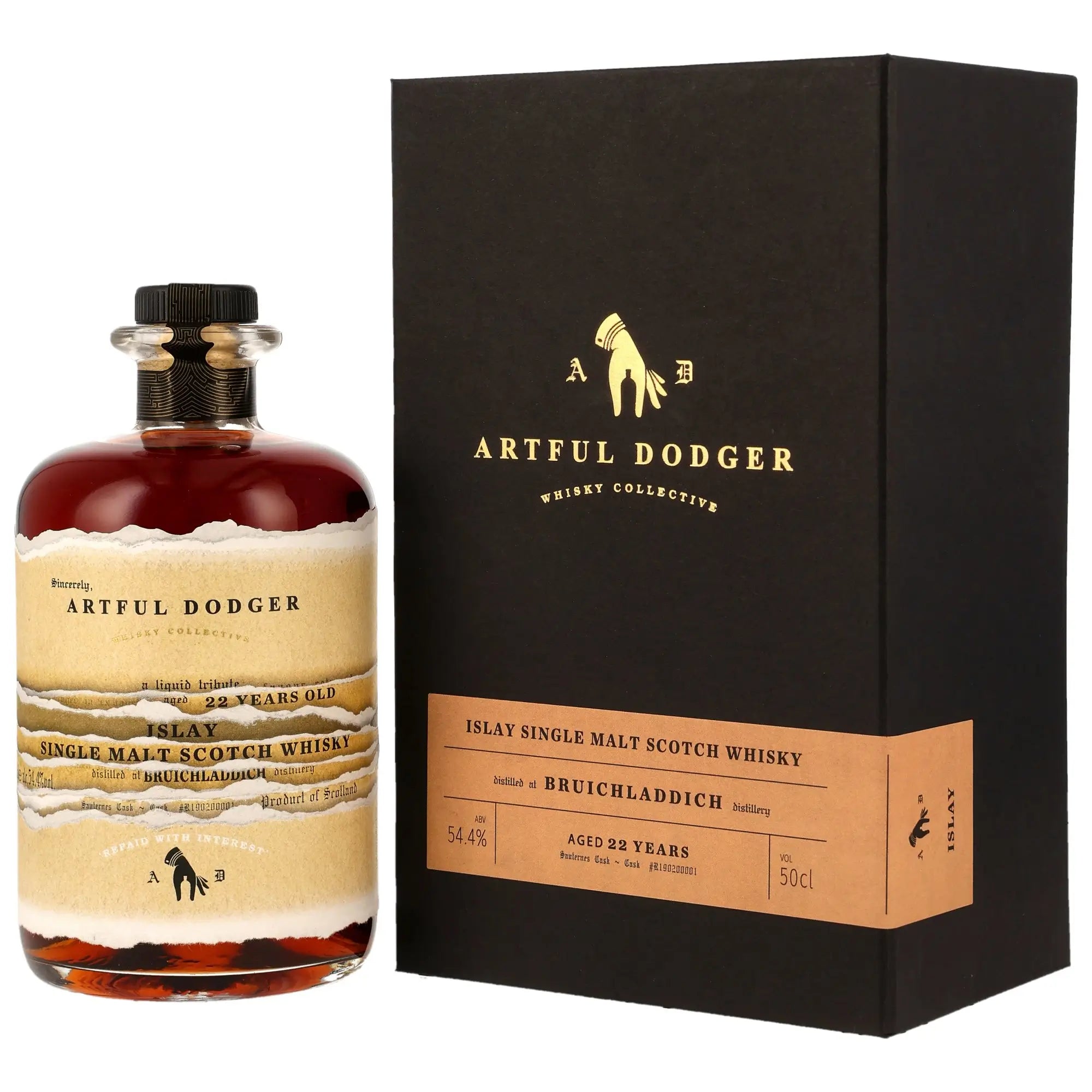 Bruichladdich Artful Dodger 22 Jahre 2001/2024 Islay Single Malt Scotch Whisky