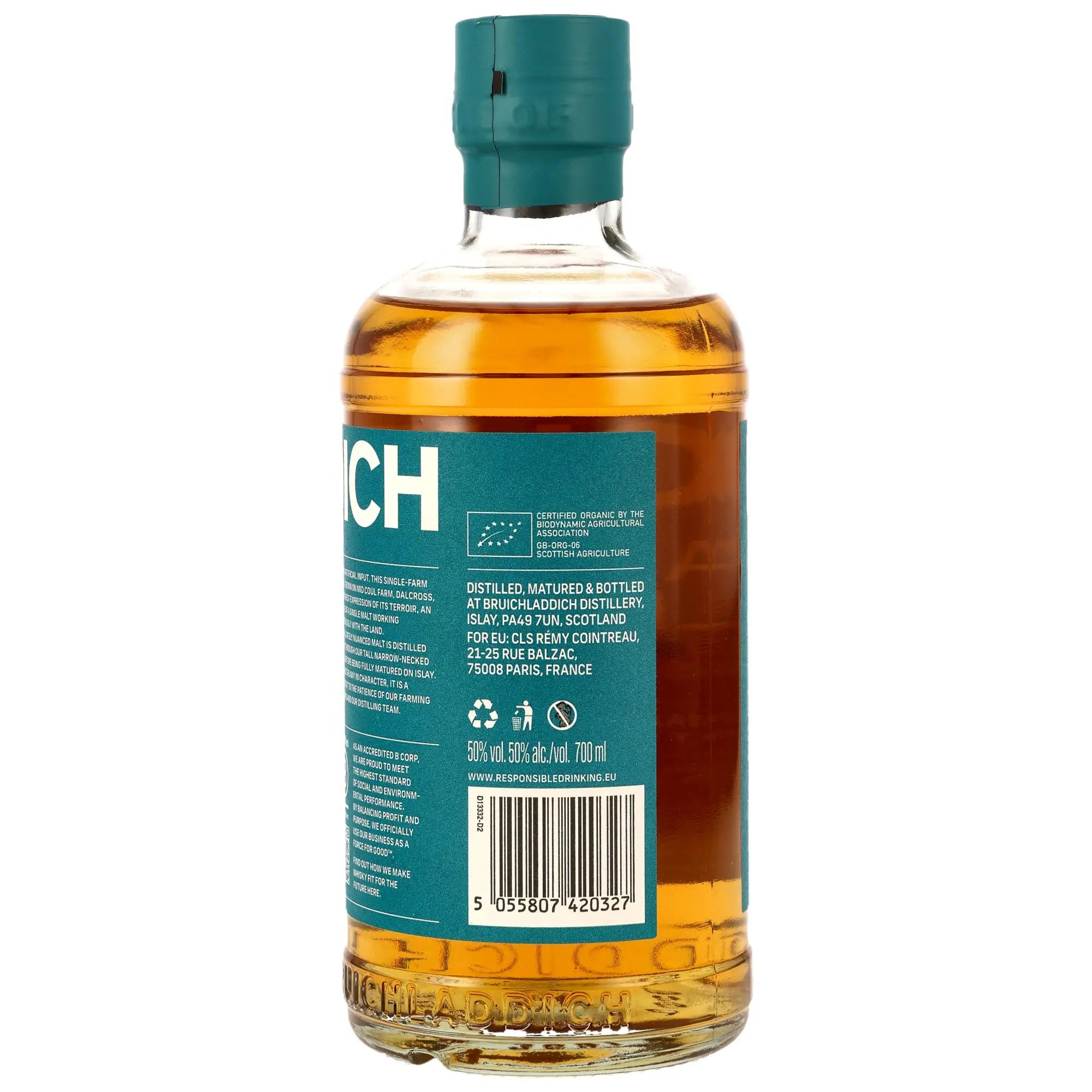 Bruichladdich Organic Barley 16 Jahre Islay Whisky