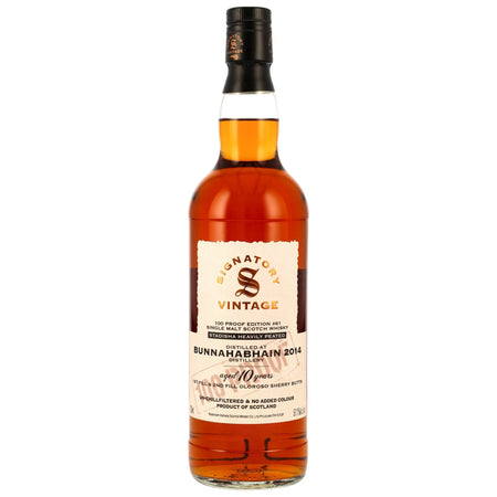 Vorderseite Bunnahabhain Staoisha 100 Proof Edition #61 10 Jahre 2014/2025 Islay Whisky