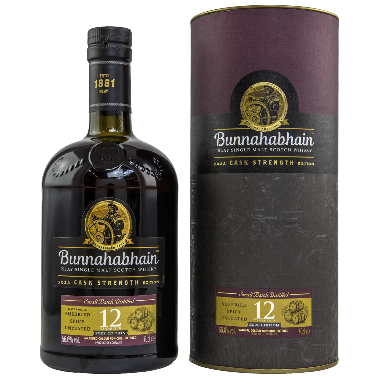 Bunnahabhain 12 Jahre Cask Strength 2022 Edition Islay Whisky