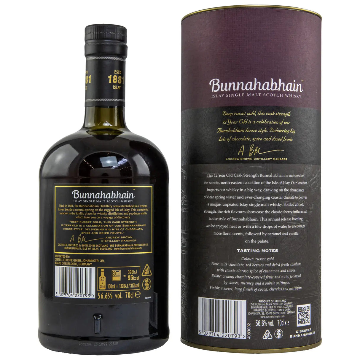 Bunnahabhain 12 Jahre Cask Strength 2022 Edition Whisky
