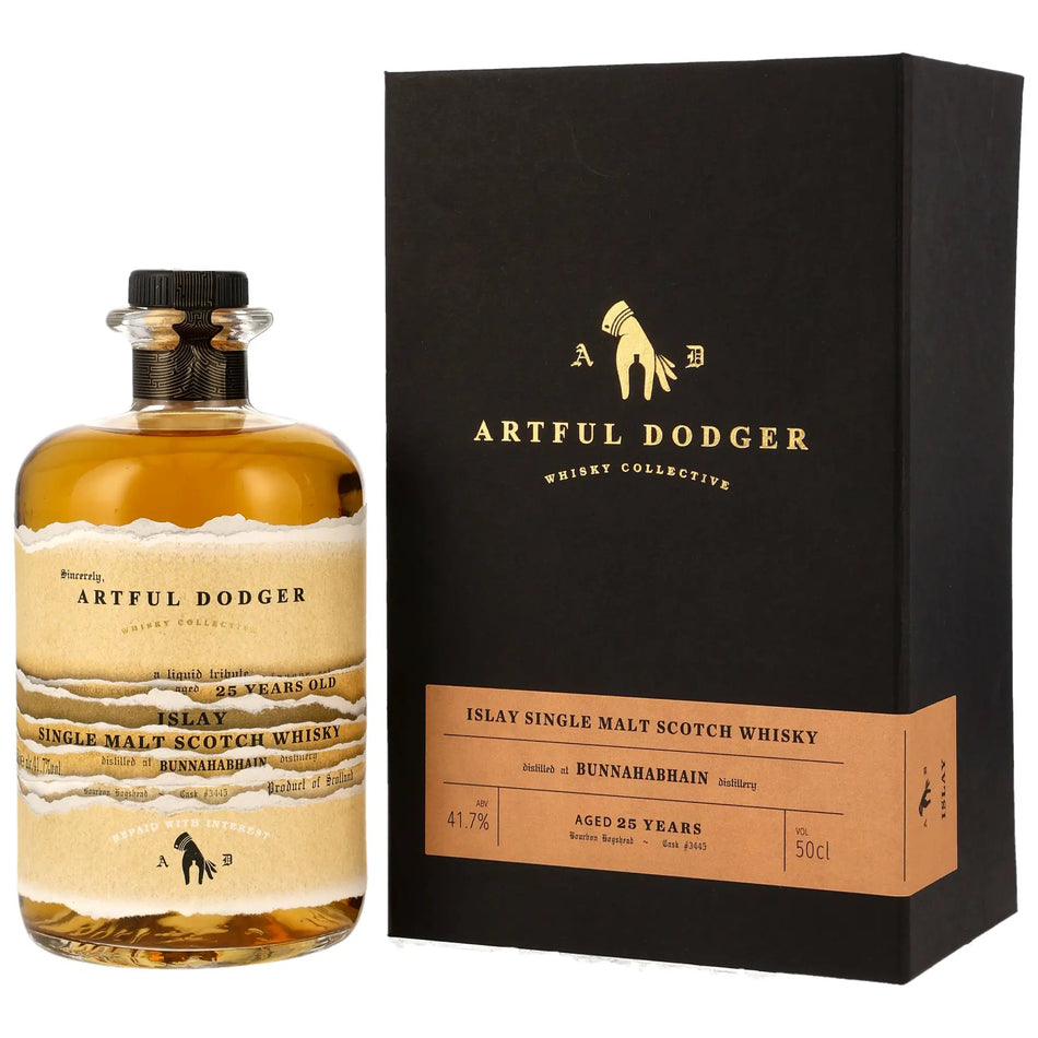 Bunnahabhain Artful Dodger 25 Jahre 1995/2024 Islay Single Malt Scotch Whisky