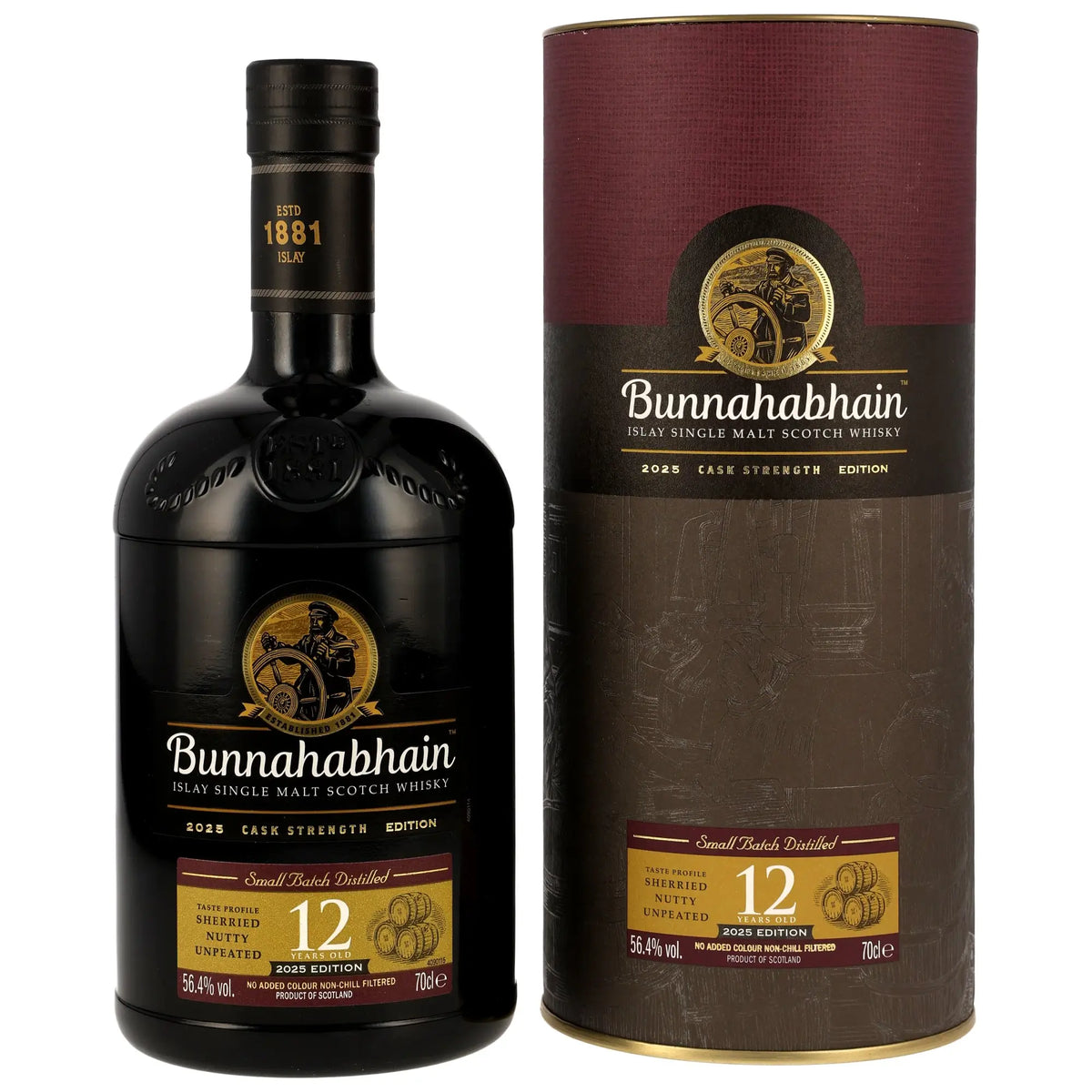 Bunnahabhain Cask Strength 12 Jahre 2025 Edition Islay Single Malt Whisky