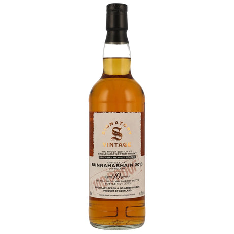 Bunnahabhain Staoisha 100 Proof Edition #7 10 Jahre 2013/2023 Signatory Vintage Single Malt Whisky