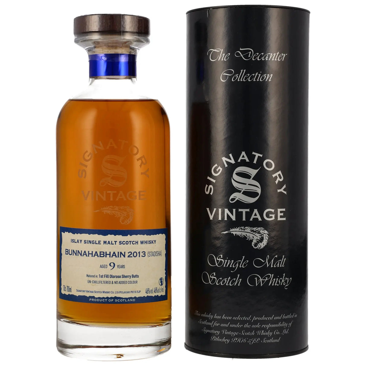 Bunnahabhain Staoisha Decanter 9 Jahre 2013/2023 Islay Whisky
