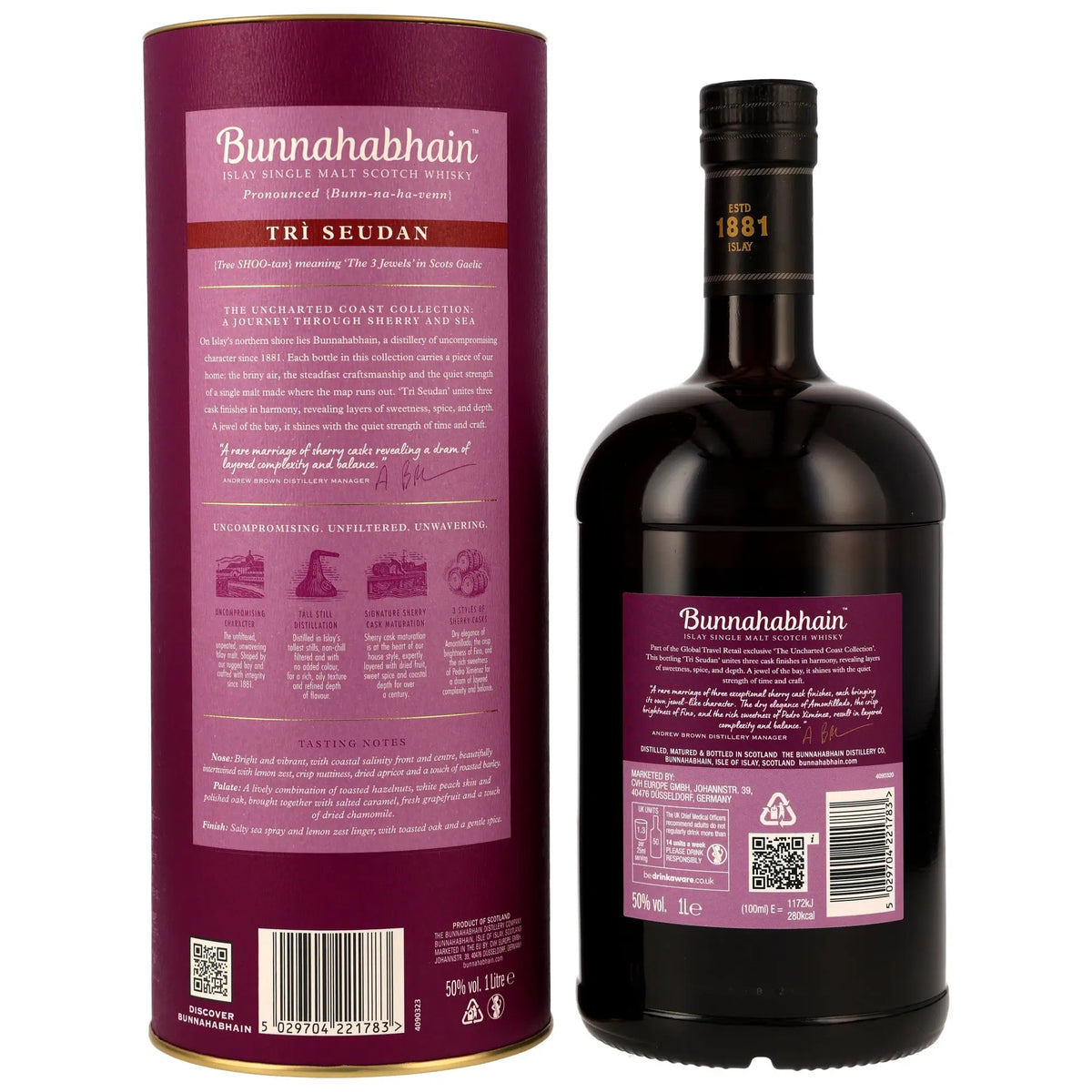 Bunnahabhain Tri Seudan Islay Whisky