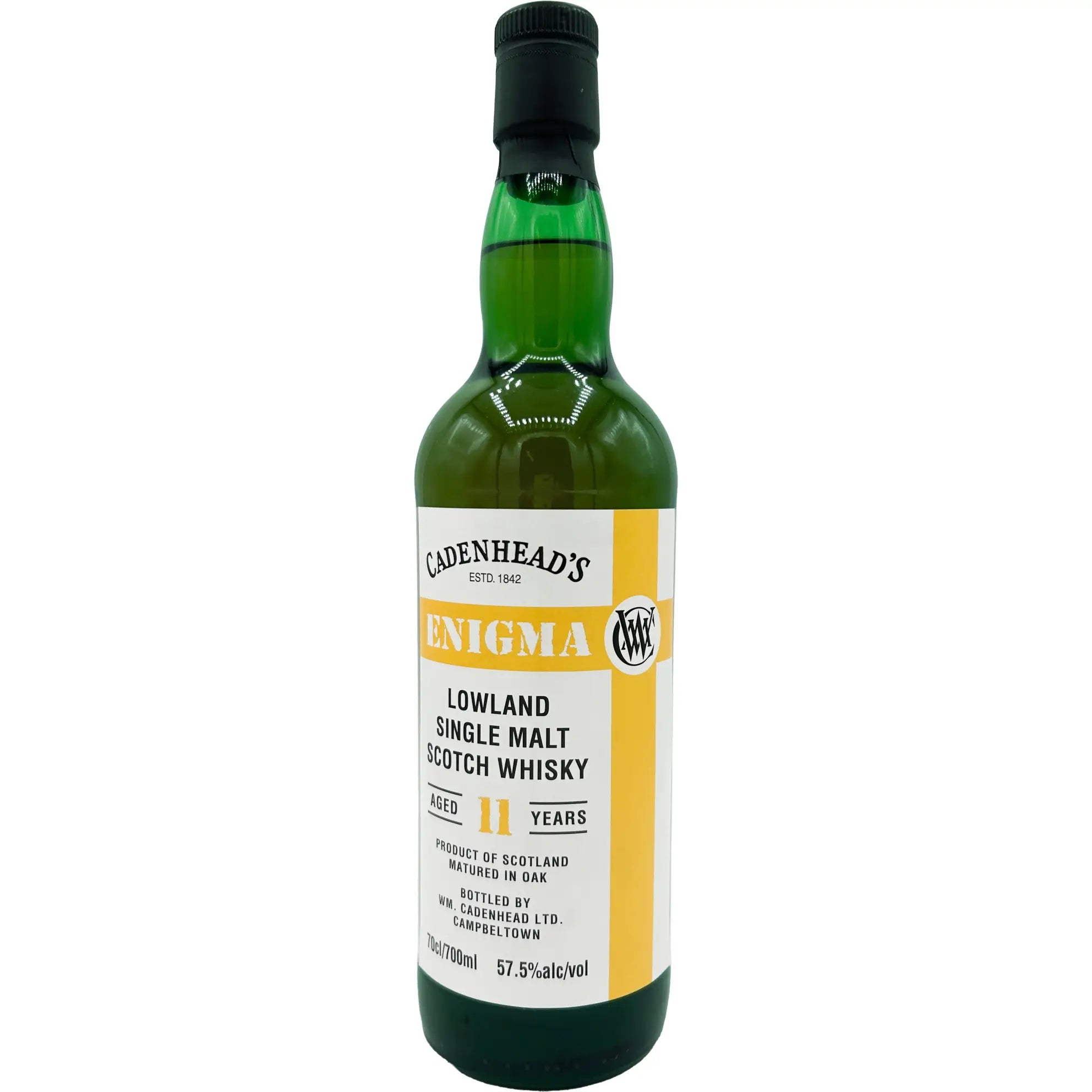 Cadenhead’s Enigma Lowland Single Malt Scotch Whisky 11 Jahre