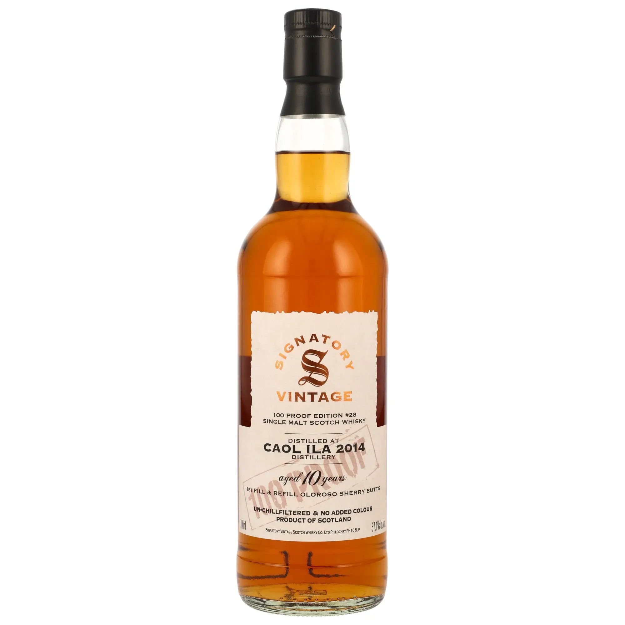 Caol Ila 100 Proof Edition #28 10 Jahre 2014/2024 Islay Single Malt Scotch Whisky