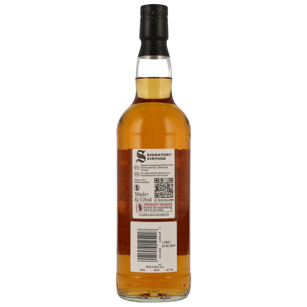 Caol Ila 100 Proof Edition #10 8 Jahre 2015/2023 Signatory Vintage Whisky