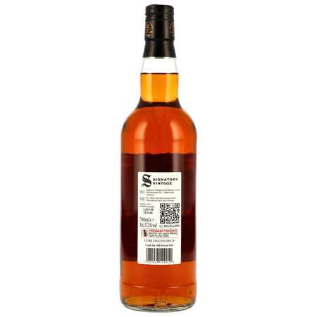 Rückseite der Whiskyflasche Caol Ila 100 Proof Edition #49 10 Jahre 2014/2025