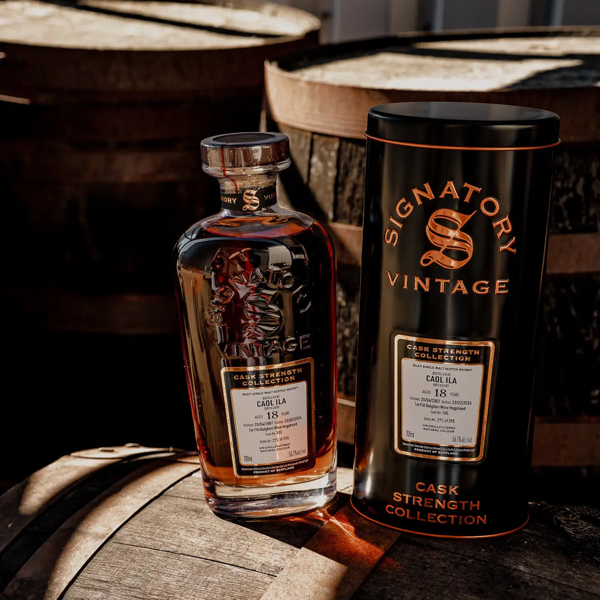 Caol Ila Cask Strength 18 Jahre 2007/2026 Whisky von Signatory Vintage
