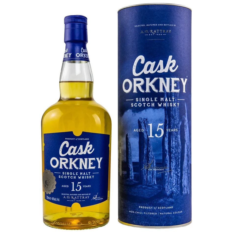 Cask Orkney 15 Jahre Single Malt Whisky von A.D. Rattray