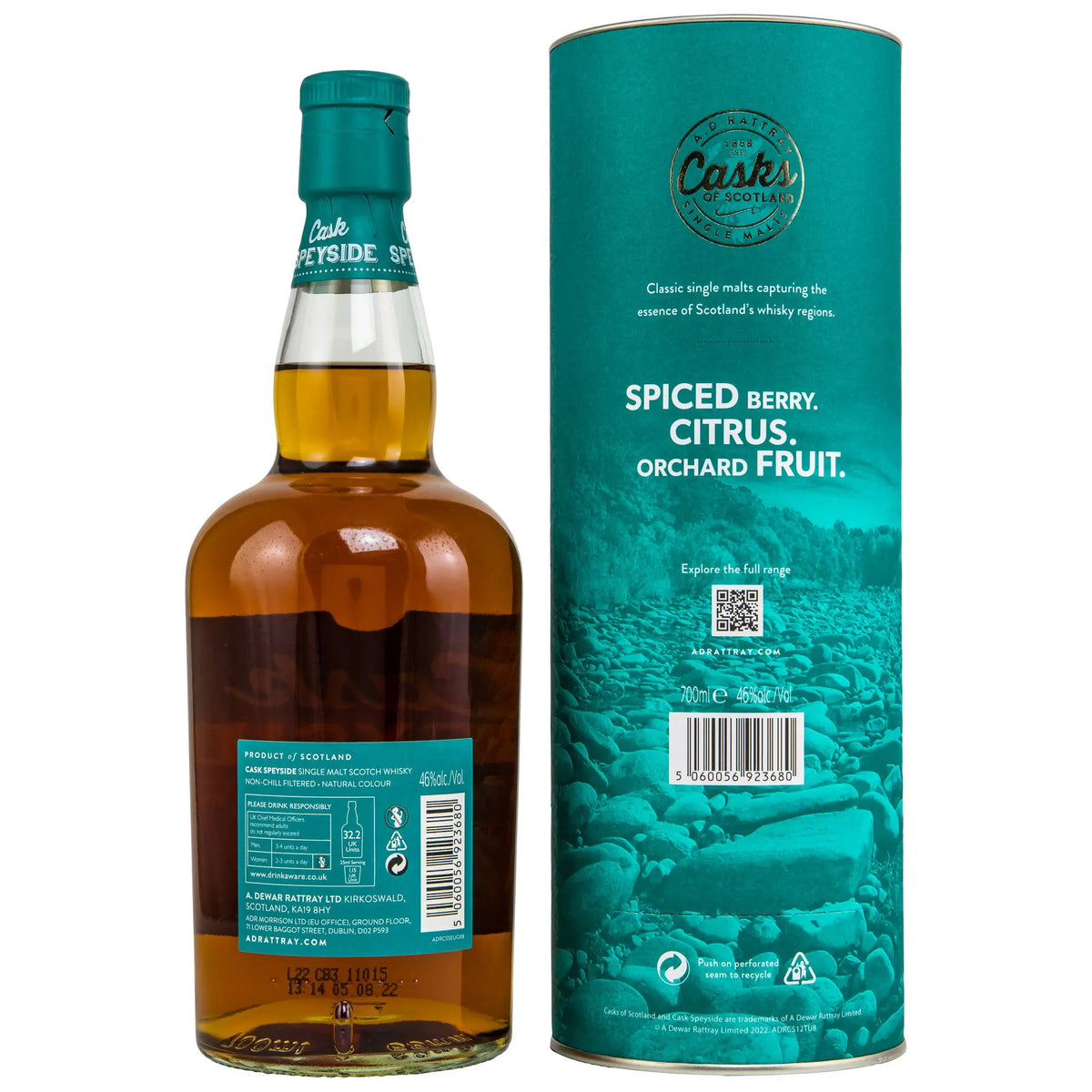 Cask Speyside 12 Jahre Single Malt Whisky von A.D. Rattray