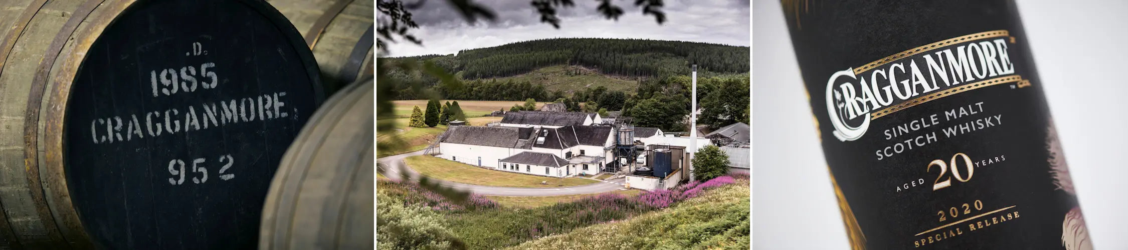 Cragganmore Whiskybrennerei und Fass
