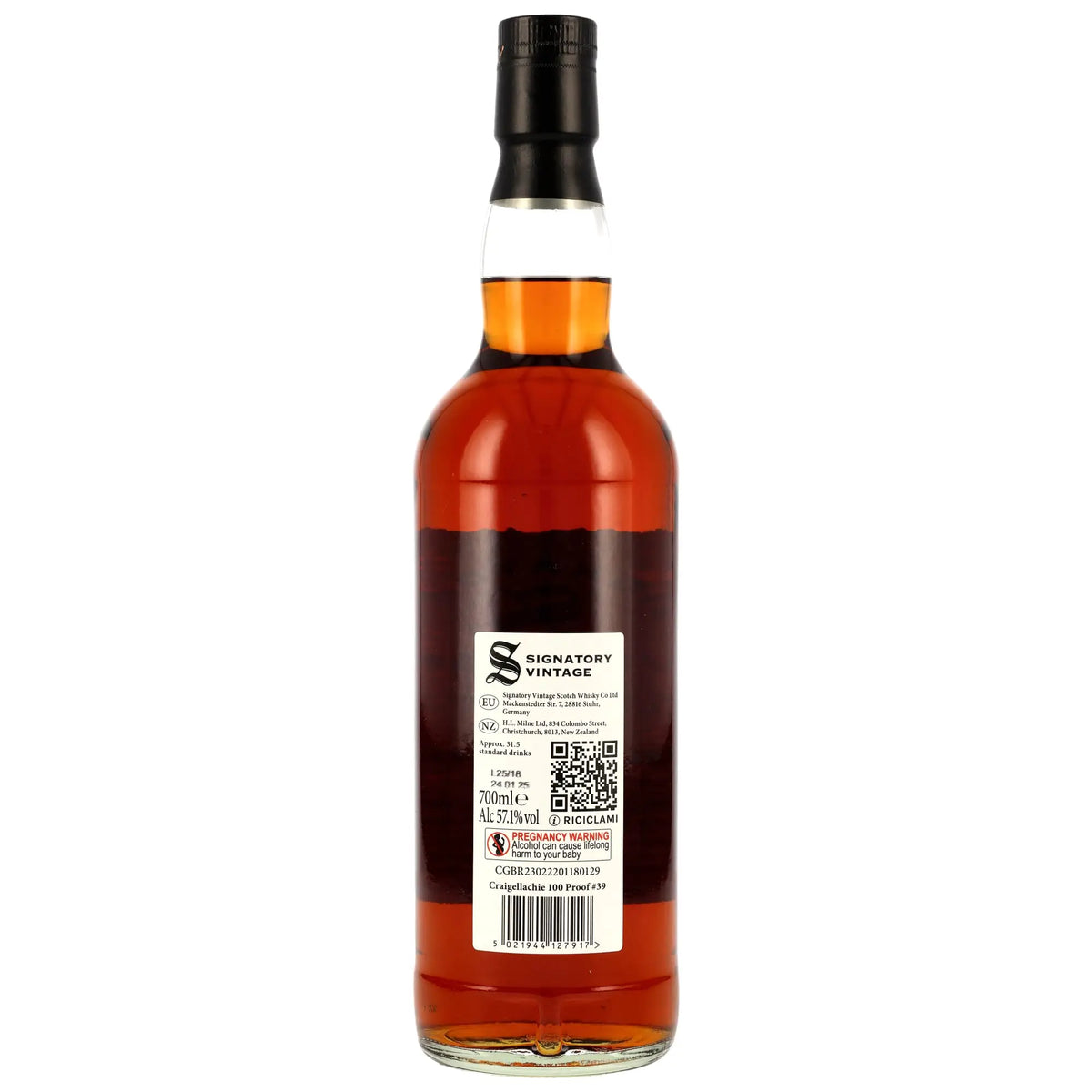 Craigellachie 100 Proof Edition #39 10 Jahre 2014/2025 Speyside Single Malt Scotch Whisky