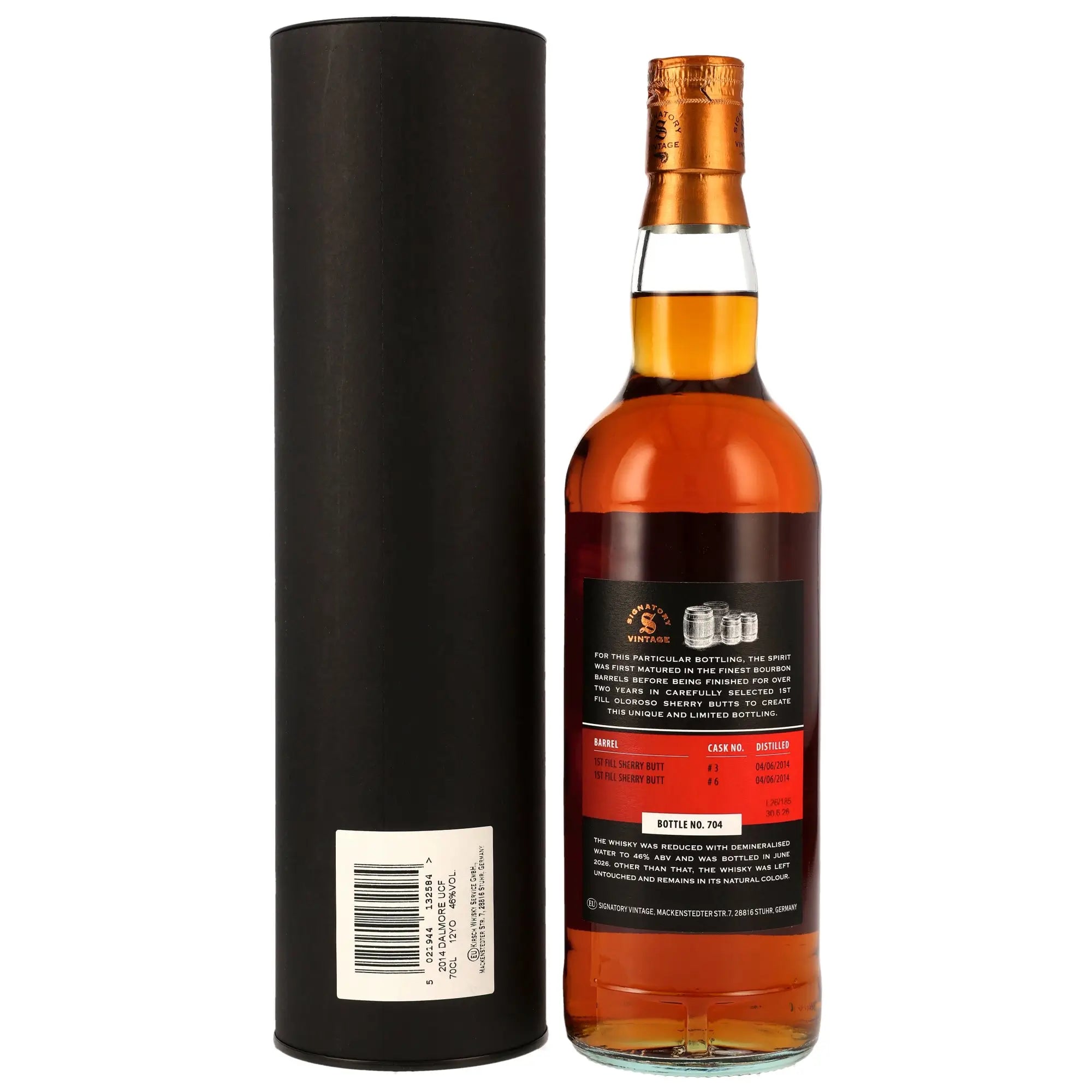 Dalmore Un-Chillfiltered 12 Jahre 2014/2026 Highland Single Malt Scotch Whisky