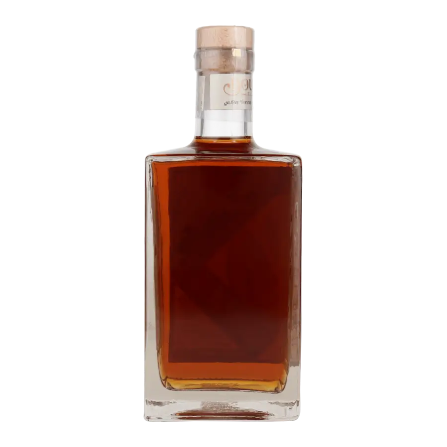 Seitenansicht Double Barrel Bowmore und Blair Athol 10 Jahre Blended Malt Whisky