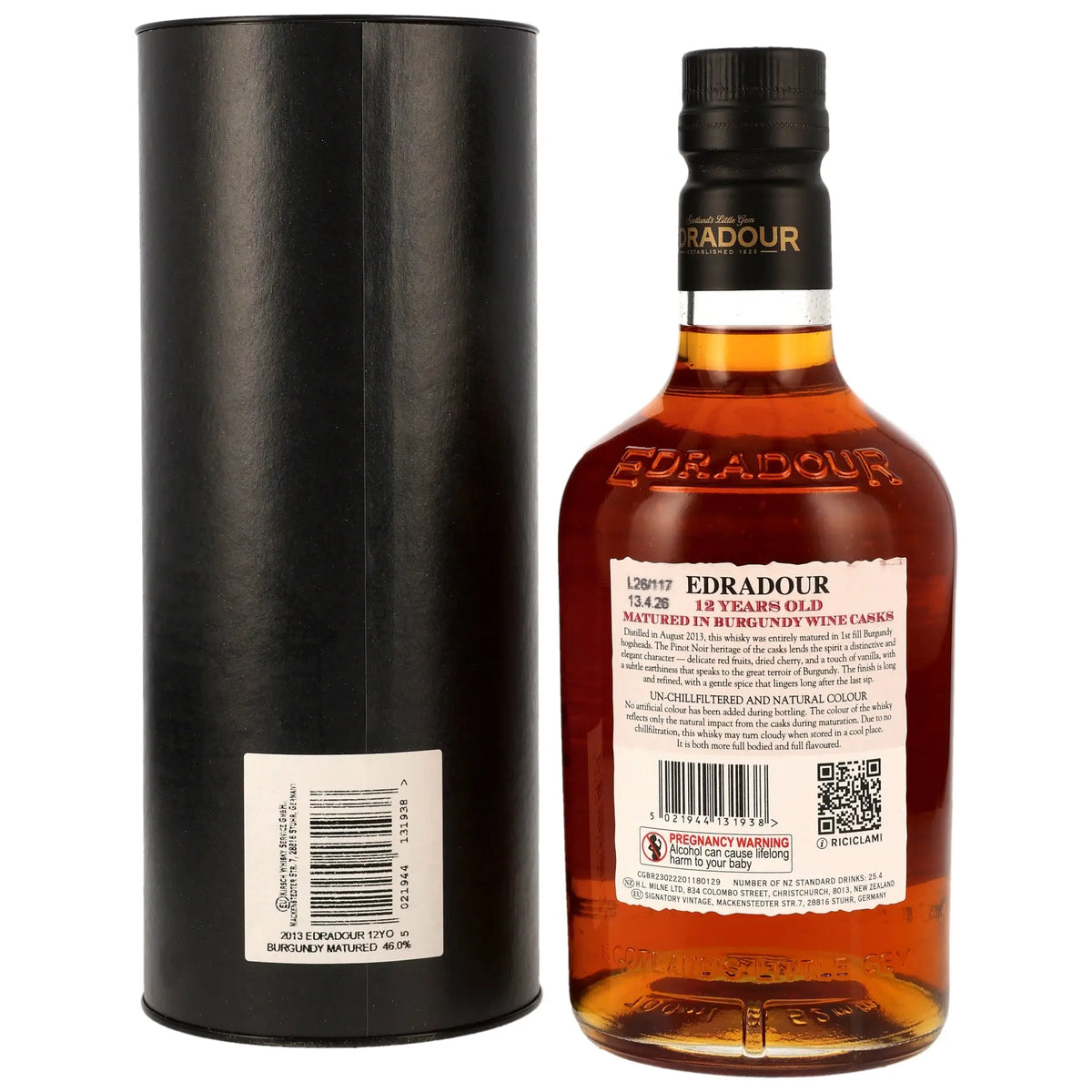 Edradour Burgundy Casks 12 Jahre 2013/2026 Highland Whisky