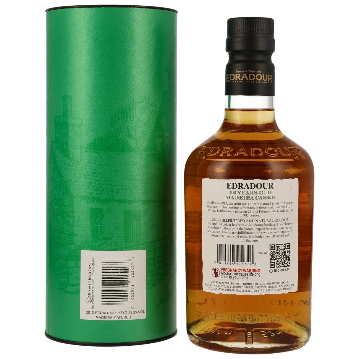 Edradour Madeira Cask 12 Jahre 2012/2024 Highland Whisky