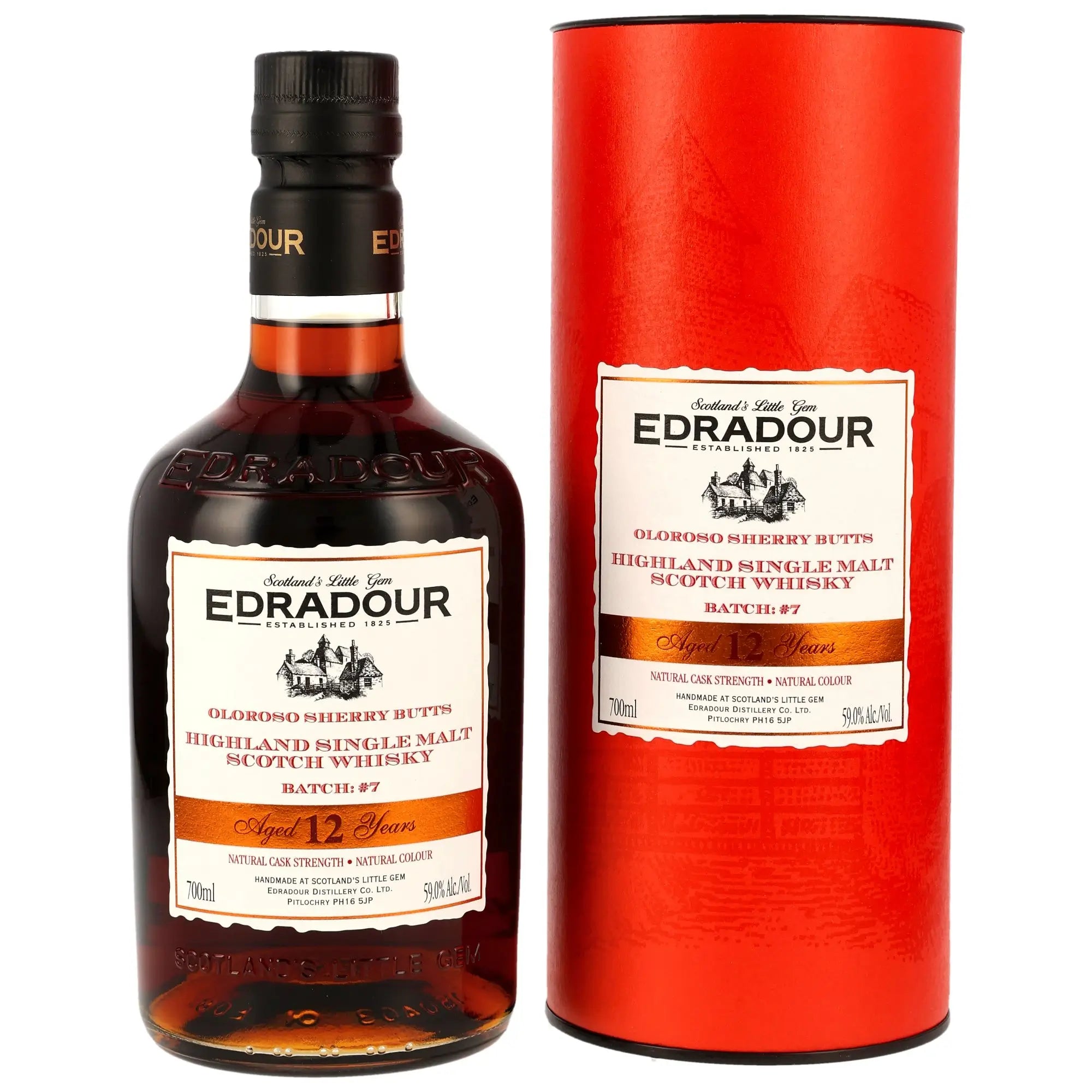 Edradour Cask Strength 12 Jahre 2012/2025 Batch 7 Single Malt Whisky