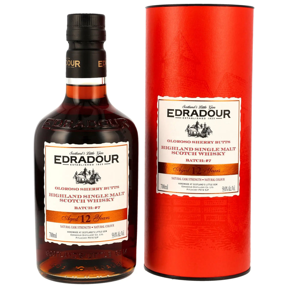 Edradour Cask Strength 12 Jahre 2012/2025 Batch 7 Single Malt Whisky