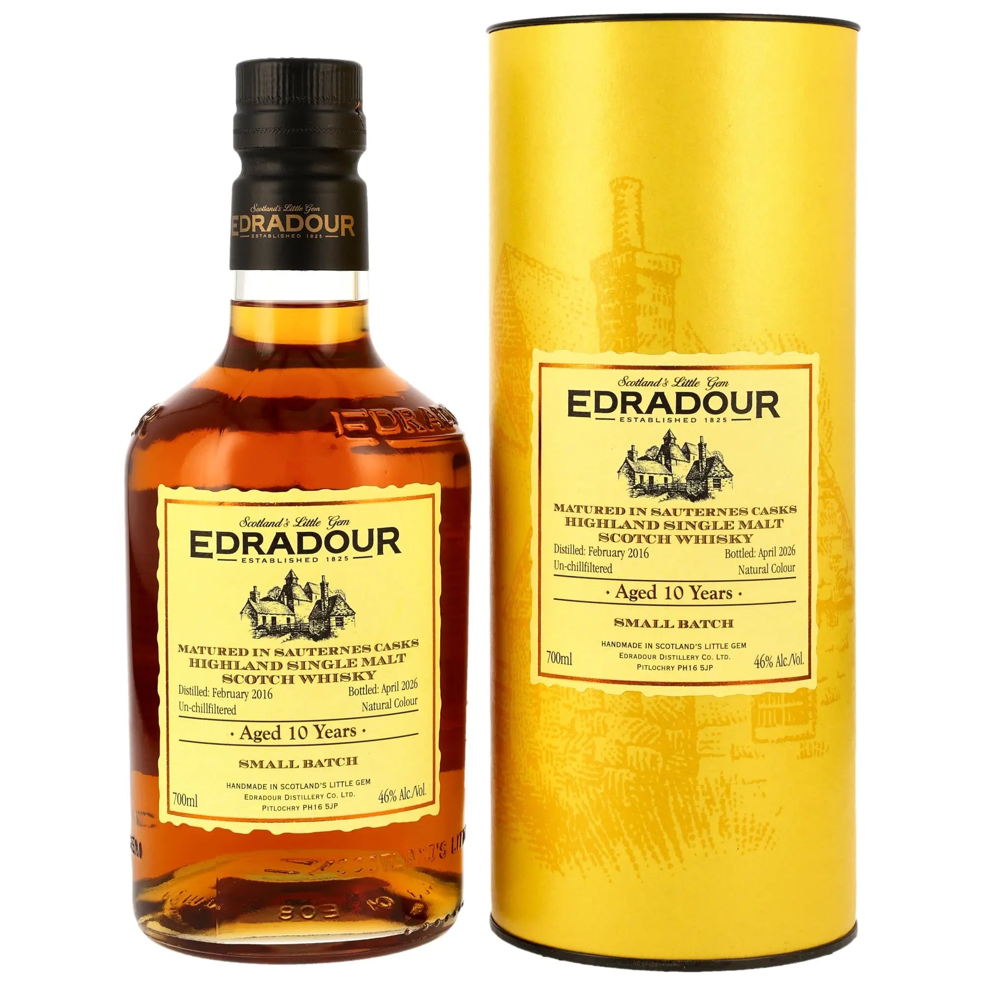 Edradour Sauternes Casks 10 Jahre 2016/2026 Highland Single Malt