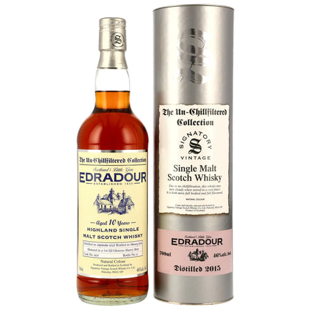 Edradour Un-Chillfiltered 10 Jahre 2015/2026 Highland Whisky von Signatory Vintage