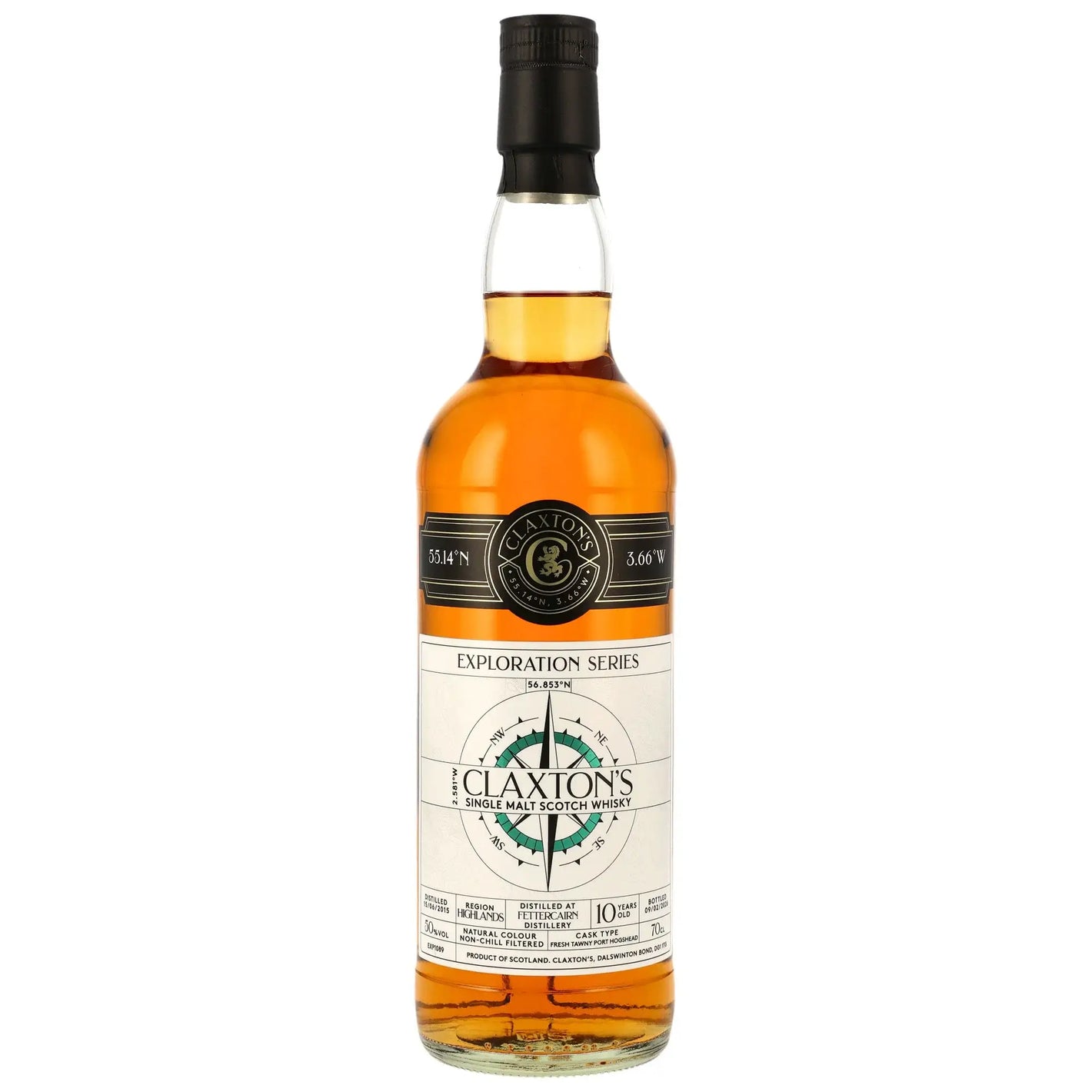 Fettercairn Exploration Series 10 Jahre 2015/2026 Whisky vom unabhängigen Abfüller Claxtons