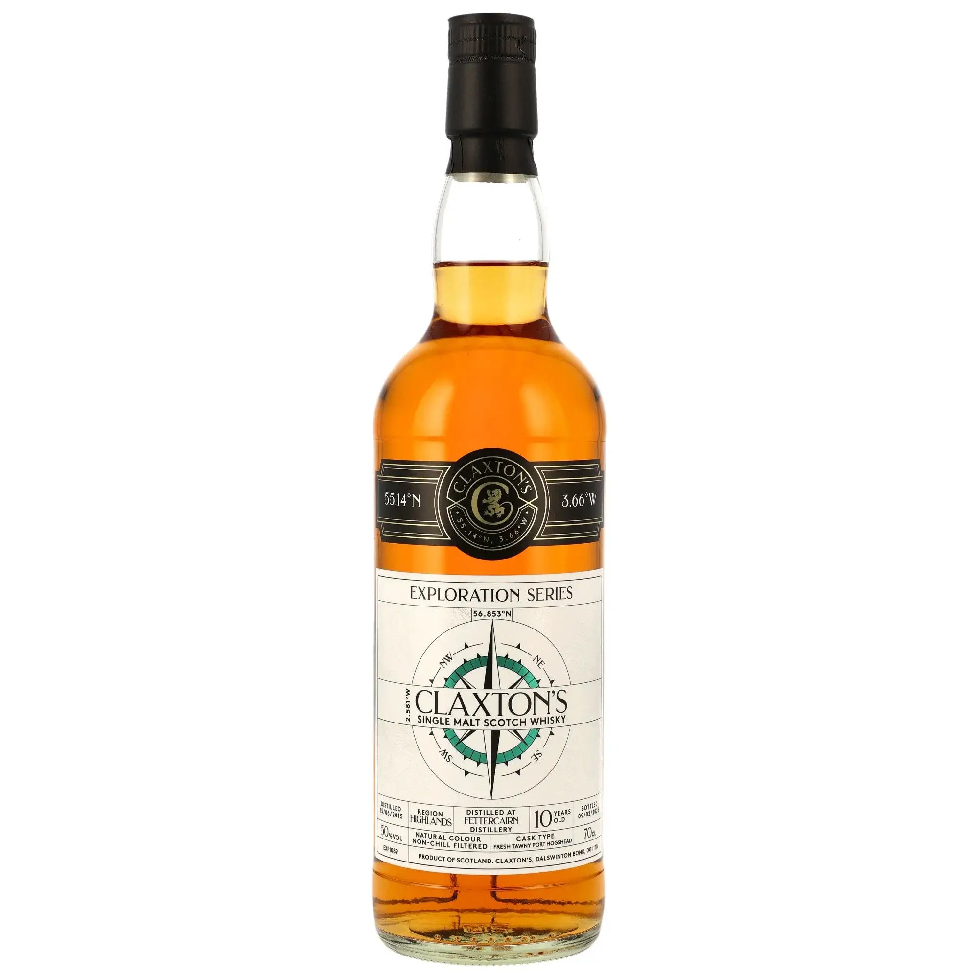 Fettercairn Exploration Series 10 Jahre 2015/2026 Whisky vom unabhängigen Abfüller Claxtons