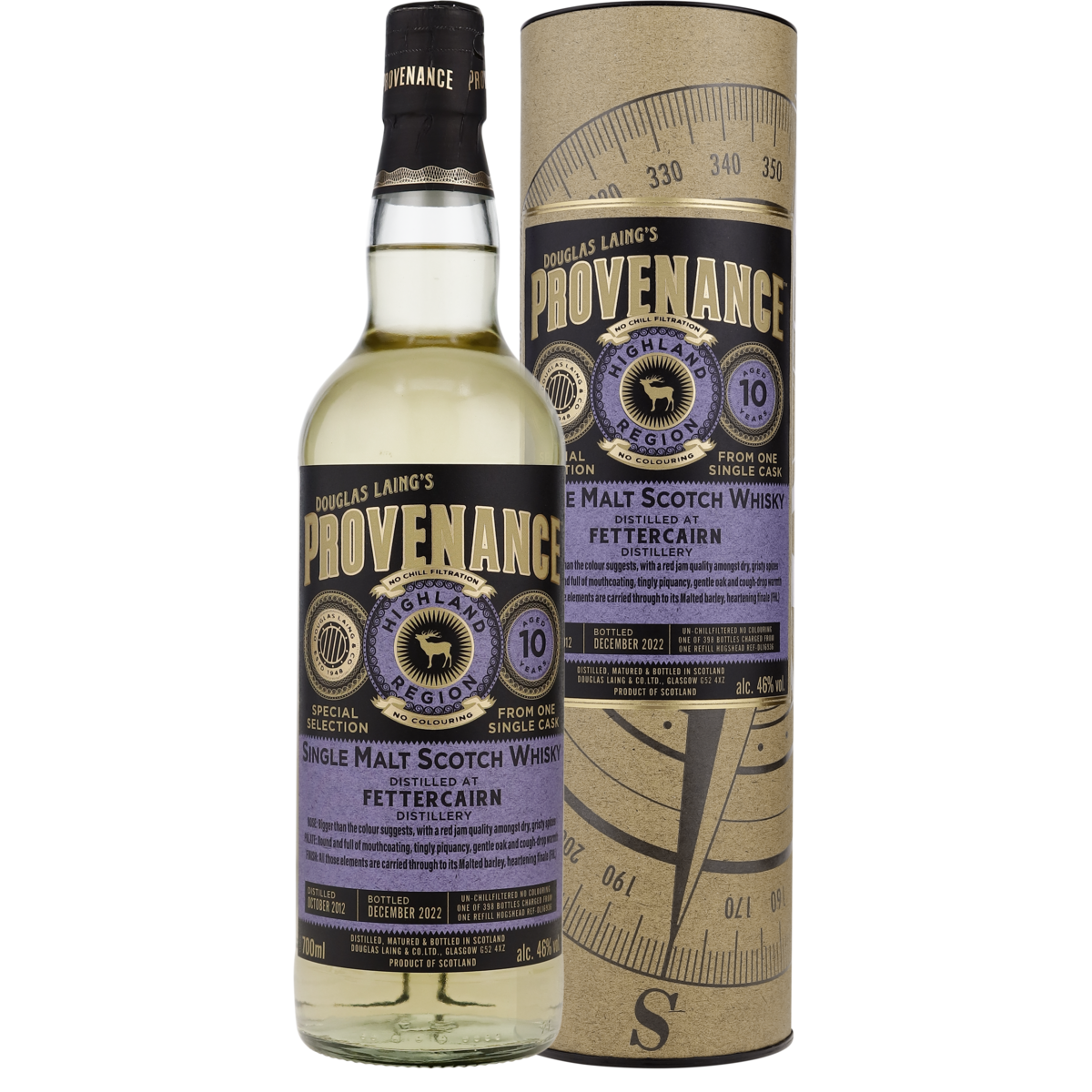 Fettercairn Provenance 10 Jahre 2012/2022 Whisky von Douglas Laing