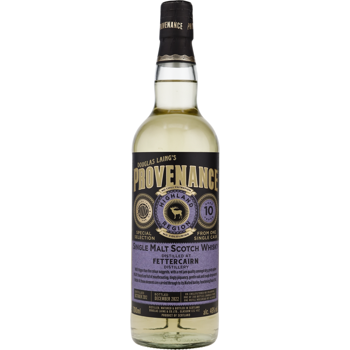 Fettercairn Provenance 10 Jahre 2012/2022 Whisky von Douglas Laing