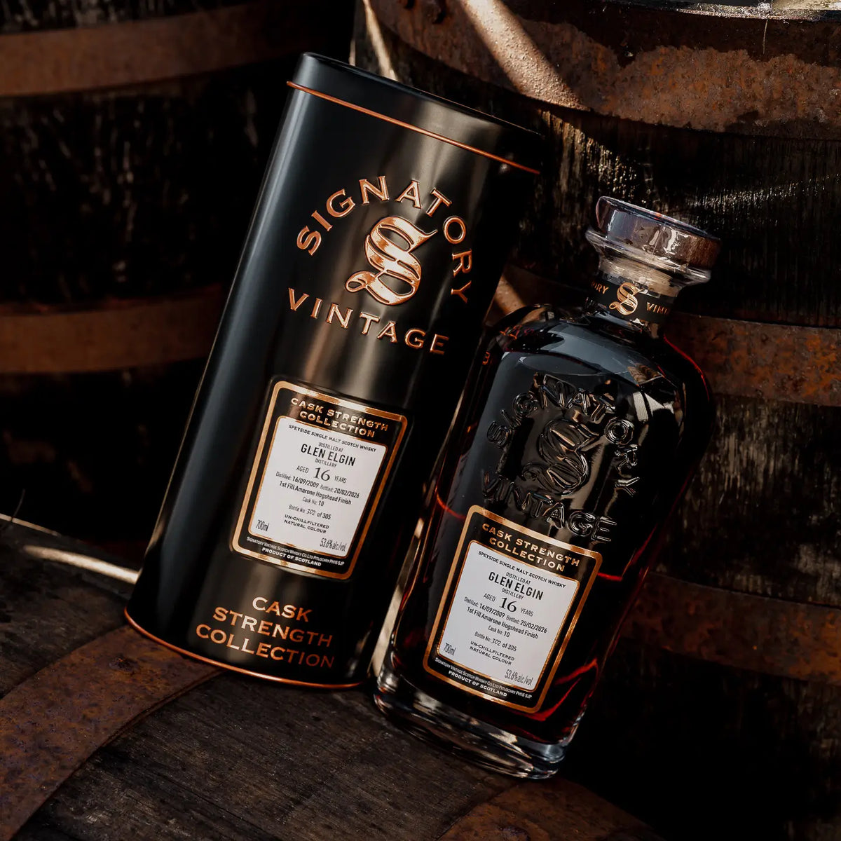 Glen Elgin Cask Strength 16 Jahre 2009/2026 Whisky vom unabhängigen Abüller Signatory Vintage