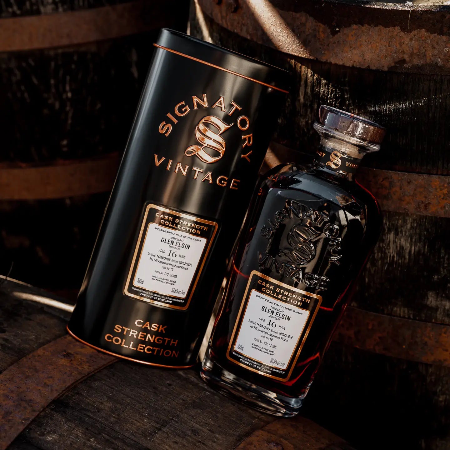 Glen Elgin Cask Strength 16 Jahre 2009/2026 Whisky vom unabhängigen Abüller Signatory Vintage