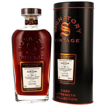 Glen Elgin Cask Strength 16 Jahre 2009/2026 Whisky vom unabhängigen Abüller Signatory Vintage