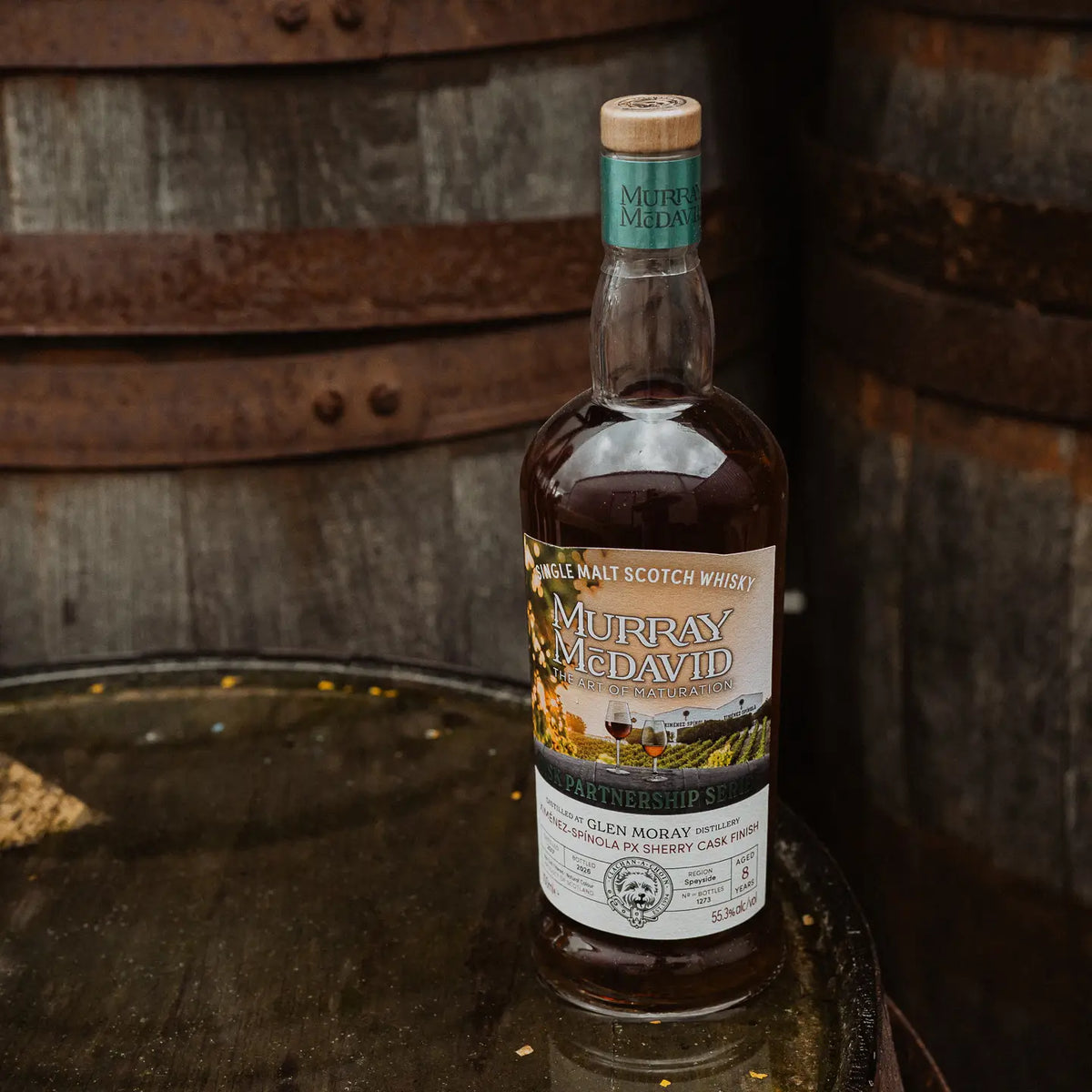 Glen Moray Cask Partnership Pedro Ximénez Sherry Barrique 8 Jahre 2017/2026 Scotch Whisky